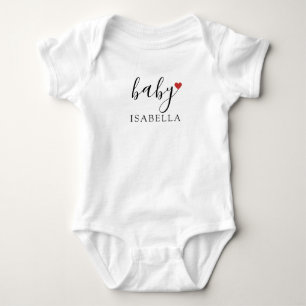 Personalisierter Babyname Baby Strampler