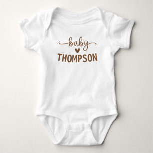 Personalisierter Babyname, benutzerdefiniert bald Baby Strampler