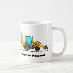 Personalisierter Bagger-Mug, Geschenk für Baggerfa Kaffeetasse