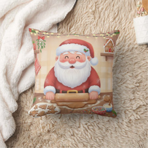 Personalisierter "Baking Spirits Bright" Weihnacht Kissen