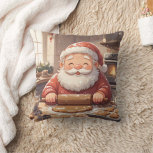 Personalisierter "Baking Spirits Bright" Weihnacht Kissen