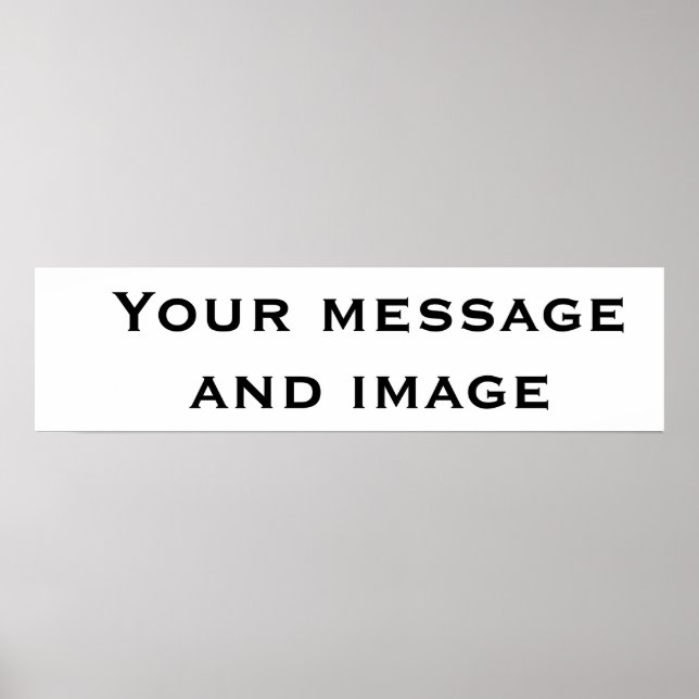 Personalisierter Banner Poster (Vorne)