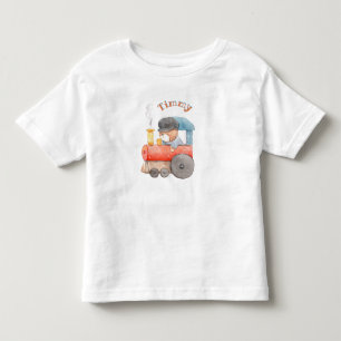 Personalisierter Bäreningenieur Kleinkind T-shirt
