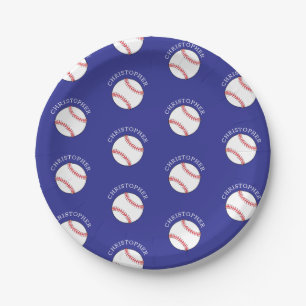 Personalisierter Baseball-Cooler Sport Pappteller
