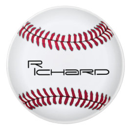 Personalisierter Baseball-Keramik Keramikknauf