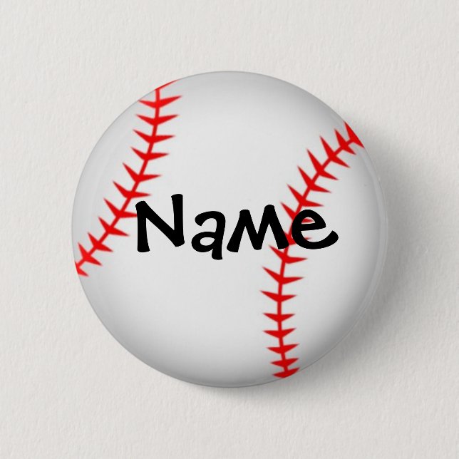 Personalisierter Baseball-Knopf Button (Vorderseite)