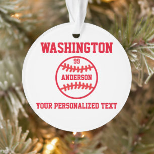 Personalisierter Baseball Ornament