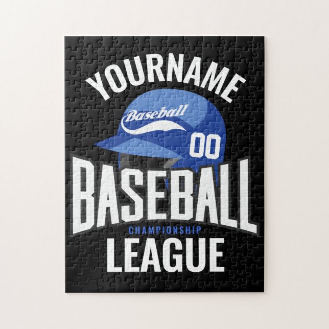 Personalisierter Baseball-Player-NAME-Team-Champ-C (Vertikal)