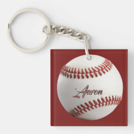 Personalisierter Baseball Schlüsselanhänger