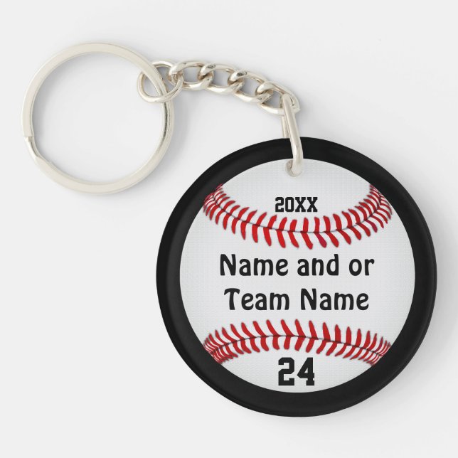Personalisierter Baseball-Schlüsselanhänger, Ihre Schlüsselanhänger (Vorderseite)