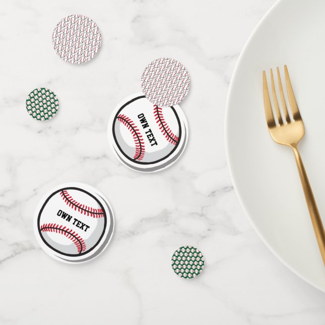 Personalisierter Baseball-Tischkonfetti Konfetti (Gruppe)