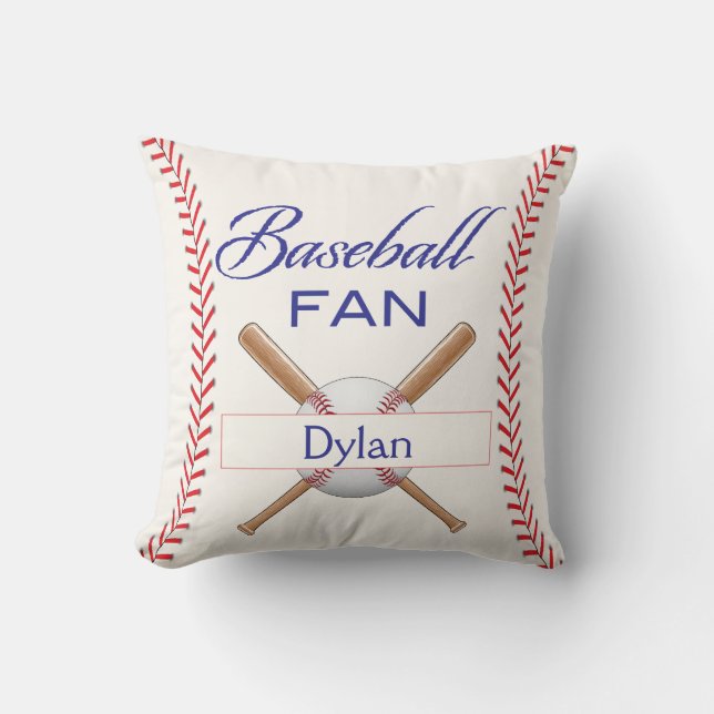 Personalisierter Baseballkissen Kissen (Vorderseite)
