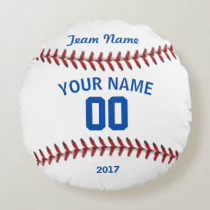 Personalisierter Baseballsport Rundes Kissen