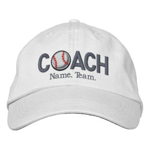Personalisierter Baseballtrainer Bestickte Baseballkappe