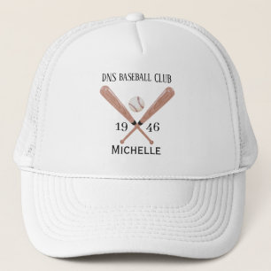 Personalisierter Baseballvereinsname Klassiker Truckerkappe