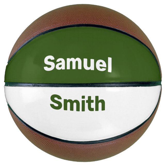 Personalisierter Basketball (Vorderseite)