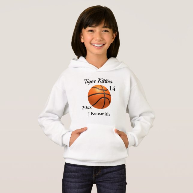 Personalisierter Basketball Champions League-Entwu Hoodie (Vorne ganz)