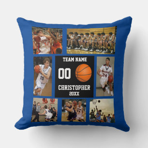 Personalisierter Basketball-Foto Kissen