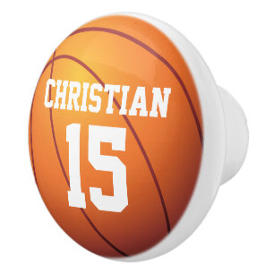 Personalisierter Basketball Keramikknauf