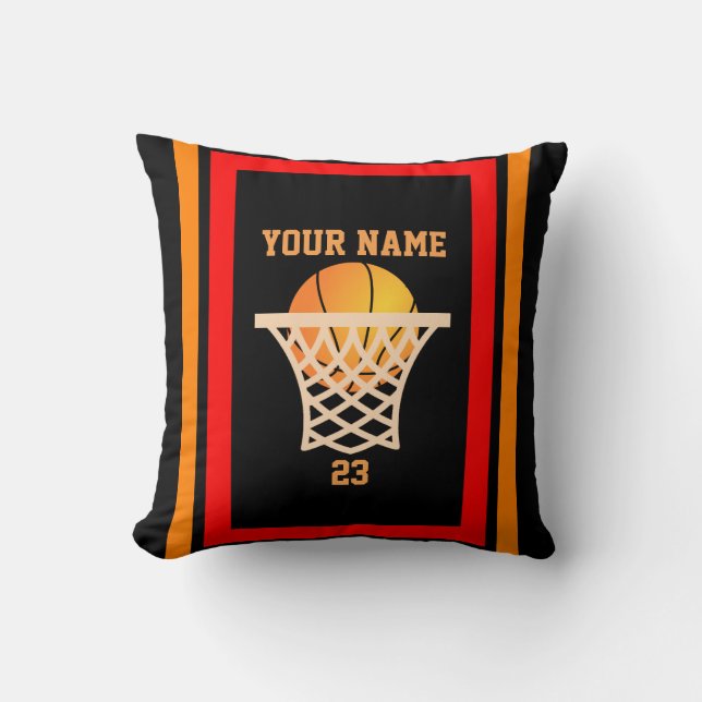 Personalisierter Basketball Kissen (Vorderseite)
