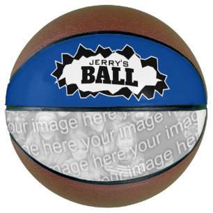 Personalisierter Basketball mit individuellem Foto