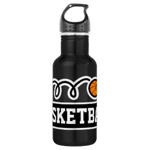 Personalisierter Basketball mit individuellem Name Edelstahlflasche