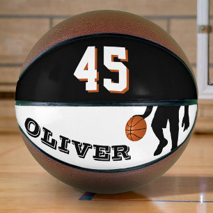 Personalisierter Basketball mit Spielernamen und -
