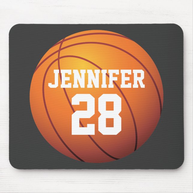 Personalisierter Basketball Mousepad (Vorne)