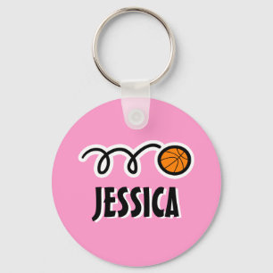 Personalisierter Basketball-Schlüsselanhänger f Schlüsselanhänger