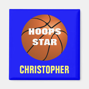 Personalisierter Basketball-Star-Magnet Magnet