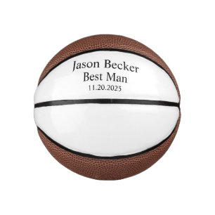 Personalisierter Basketball, Trauzeugen und Trauze Mini Basketball