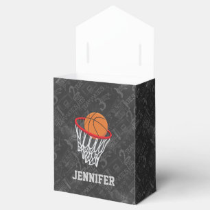 Personalisierter Basketball und Basketball Geschenkschachtel