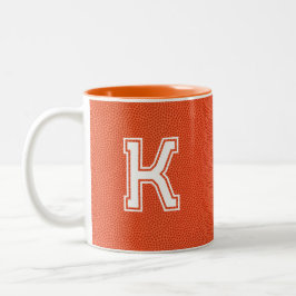 Personalisierter Basketball  Zweifarbige Tasse