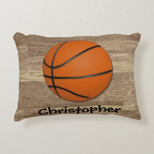 Personalisierter Basketballboden Dekokissen