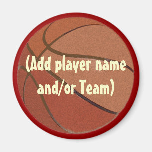 Personalisierter Basketballmagent Magnet