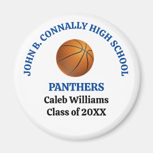 Personalisierter Basketballspieler der Blue High S Magnet