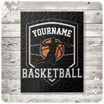 Personalisierter Basketballspieler NAME Slam Dunk<br><div class="desc">Personalisierter Basketball Player NAME Slam Dunk Sport Team Design - Passen Sie Ihren Namen oder Ihren eigenen Text an!</div>