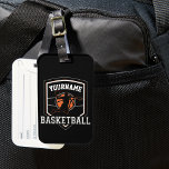 Personalisierter Basketballspieler NAME Slam Dunk  Gepäckanhänger<br><div class="desc">Personalisierter Basketball Player NAME Slam Dunk Sport Team Design - Passen Sie Ihren Namen oder Ihren eigenen Text an!</div>