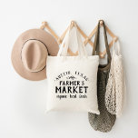 Personalisierter Bauernmarkt Grocery Tote Bag Tragetasche<br><div class="desc">Rustikales Bauernmarkt Tote Tasche personalisiert mit Ihrem Familiennamen,  Zuhause Stadt,  feststehendem Datum oder jedem anderen benutzerdefinierten Text. Klicken Sie auf die Schaltfläche "Anpassen",  um Ihren eigenen Text hinzuzufügen und aus allen unseren Kissenstilen auszuwählen,  um Ihr eigenes einzigartiges Design zu erstellen.</div>