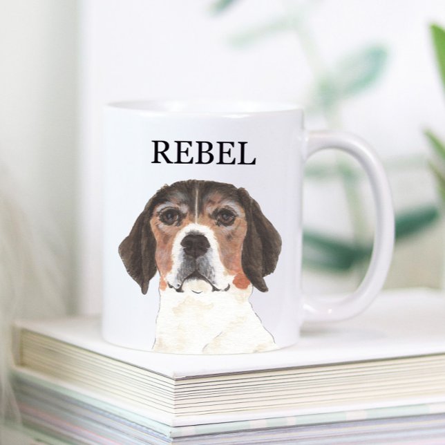 Personalisierter Beagle - Getränkekasten Kaffeetasse (Von Creator hochgeladen)