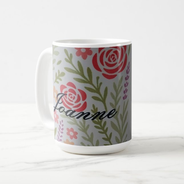 Personalisierter Becher Kaffeetasse (Vorderseite Links)