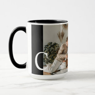 Personalisierter Becher mit Monogramm und Familien Tasse