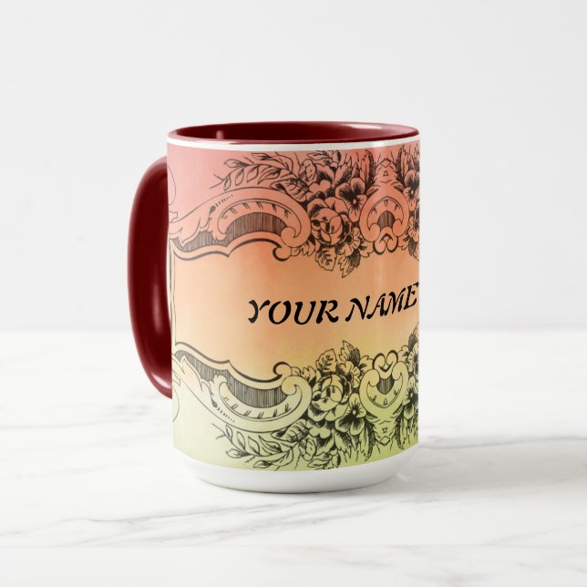 Personalisierter Becher Tasse (Vorderseite Links)