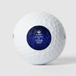 Personalisierter BEHALTEN CALM und Ihr kreativer T Golfball