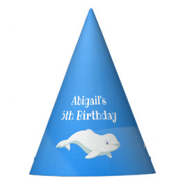 Personalisierter Beluga Whale Arktischer Ozean Geb Partyhütchen