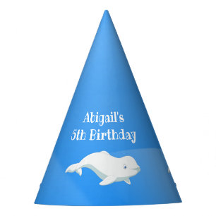 Personalisierter Beluga Whale Arktischer Ozean Geb Partyhütchen