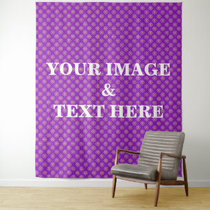 Personalisierter Benutzerdefinierter Eigenes Foto Wandteppich