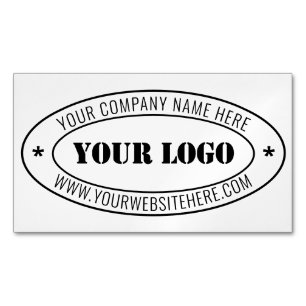 Personalisierter benutzerdefinierter Firmenlogo-Te Magnetische Visitenkarte