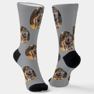 Personalisierter benutzerdefinierter Foto-Blob - G Socken