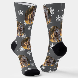 Personalisierter benutzerdefinierter Foto-Blob - S Socken